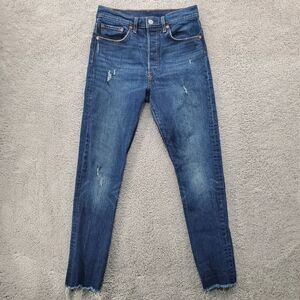 Levi's Women's Skinny Jeans - Dark Blue Wash